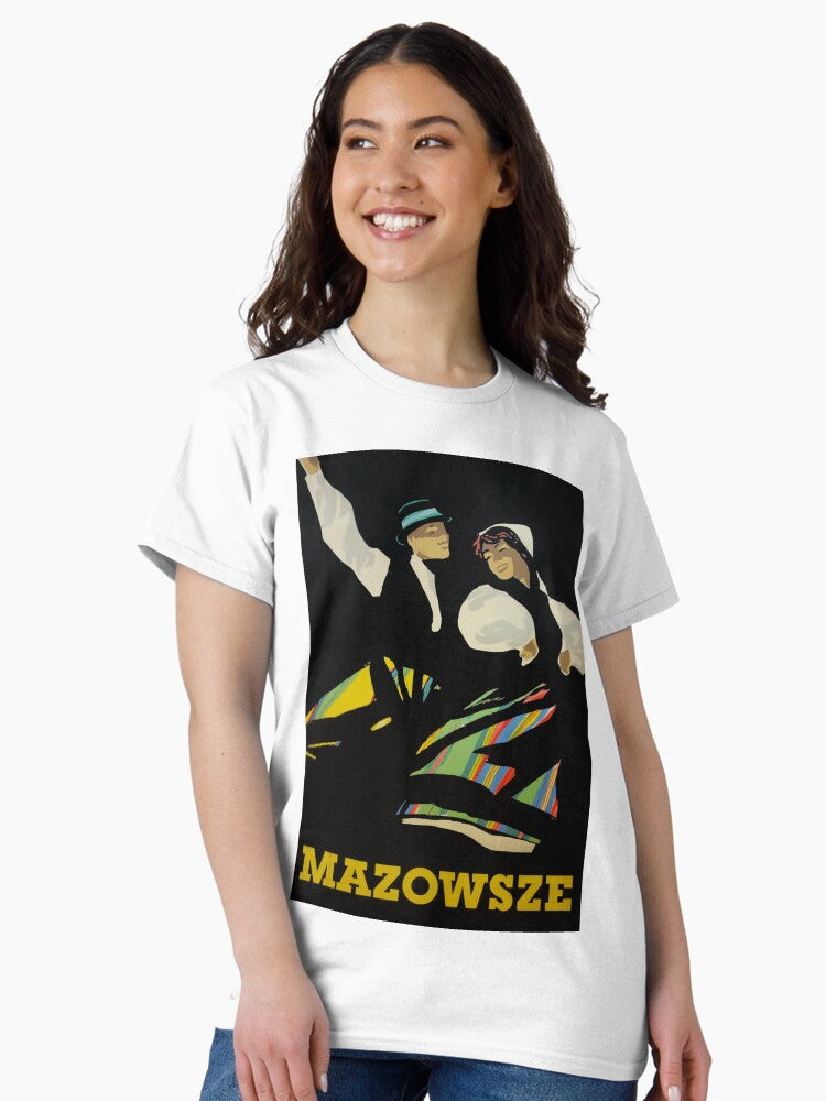 Mazowsze vintage travel poster Classic T-Shirt
