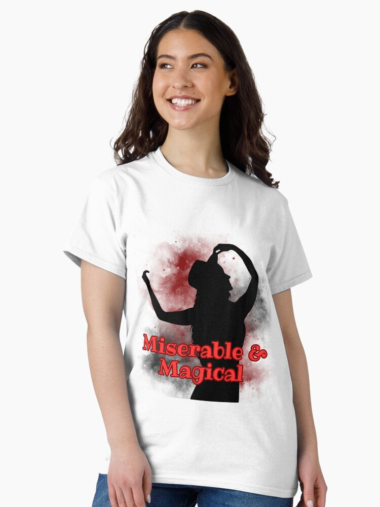 22 Lyrics - Miserable & Magical (Red/Black) Classic T-Shirt