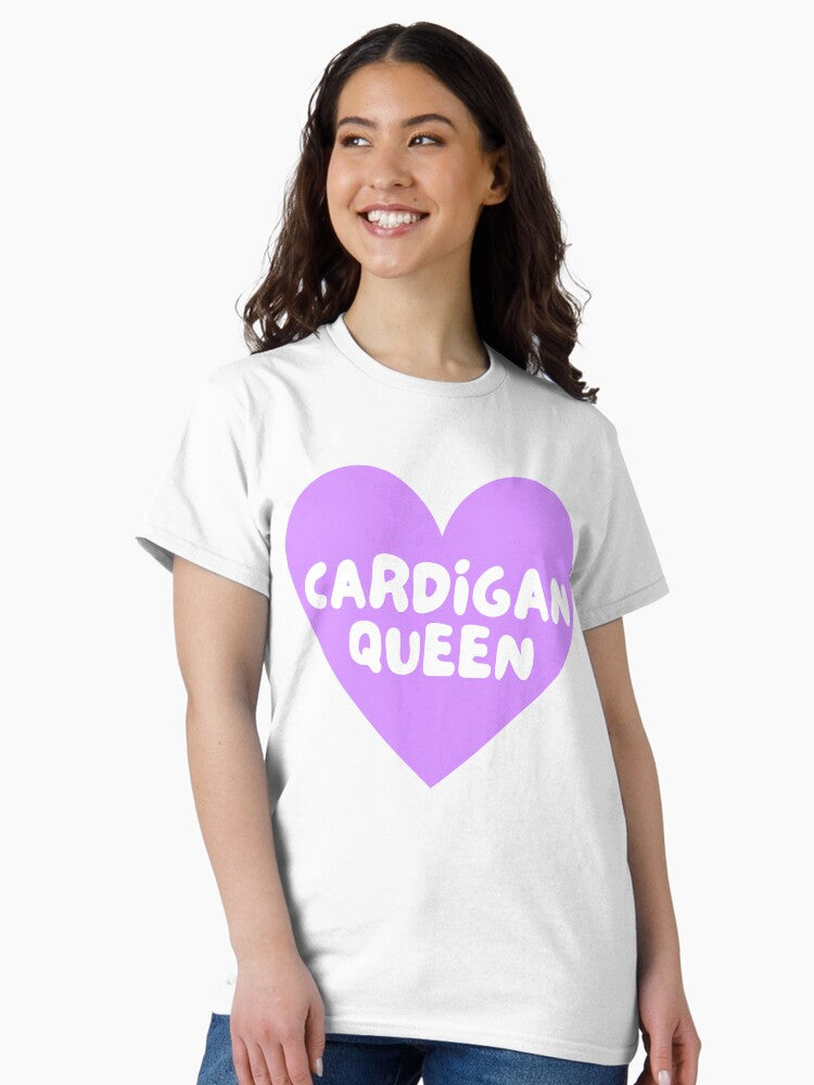 "cardigan queen" pastel purple heart Classic T-Shirt