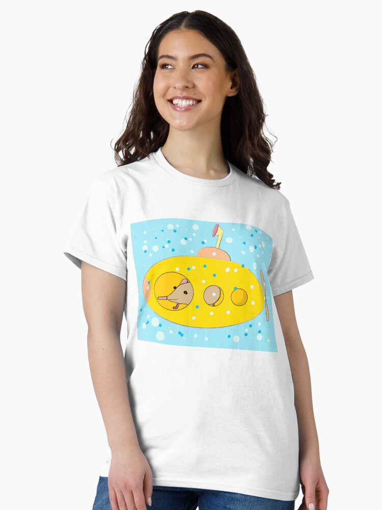 A shrew in a tiny submarine. Just because. Classic T-Shirt