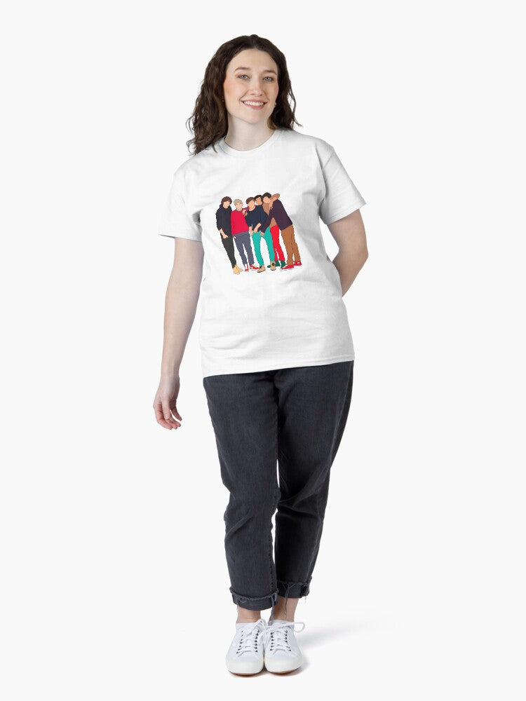1D Group Pic Classic T-Shirt