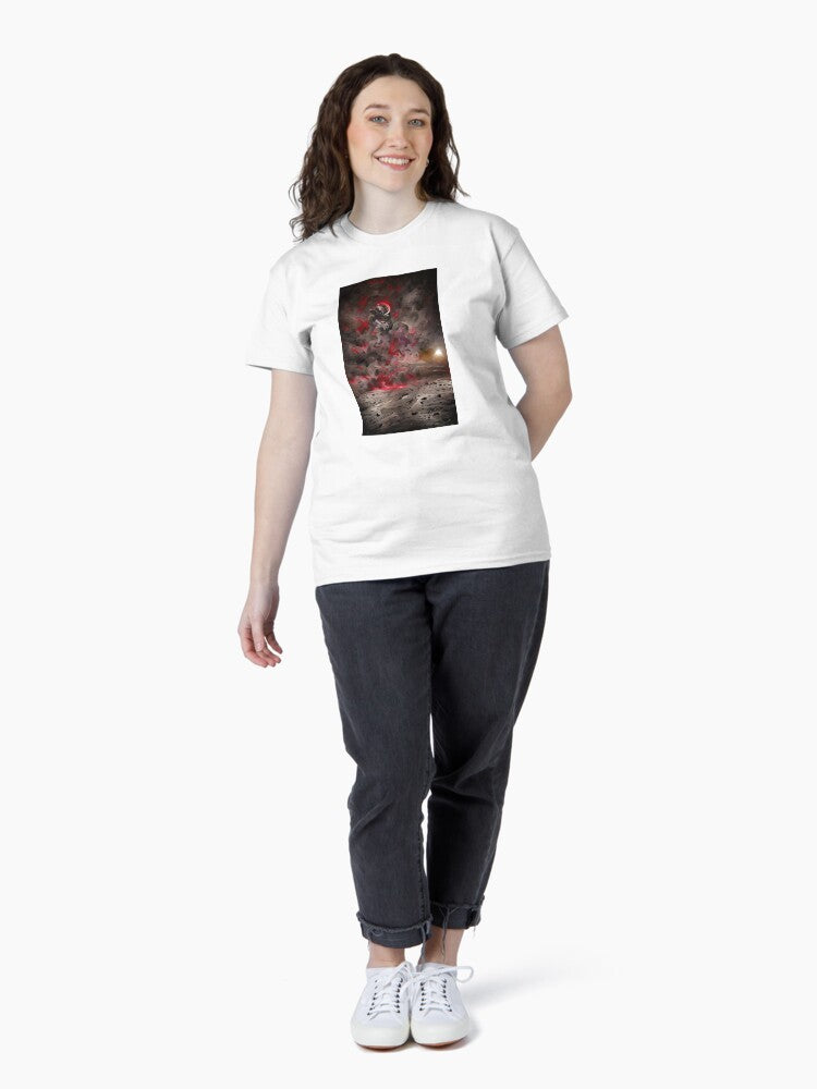 Dark Side Of The Moon | Artificial Inteligence Generated Art Classic T-Shirt