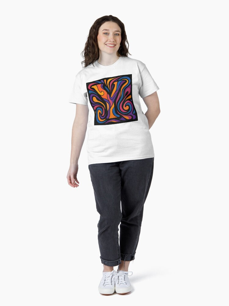 A Psychedelic Letter Y Classic T-Shirt