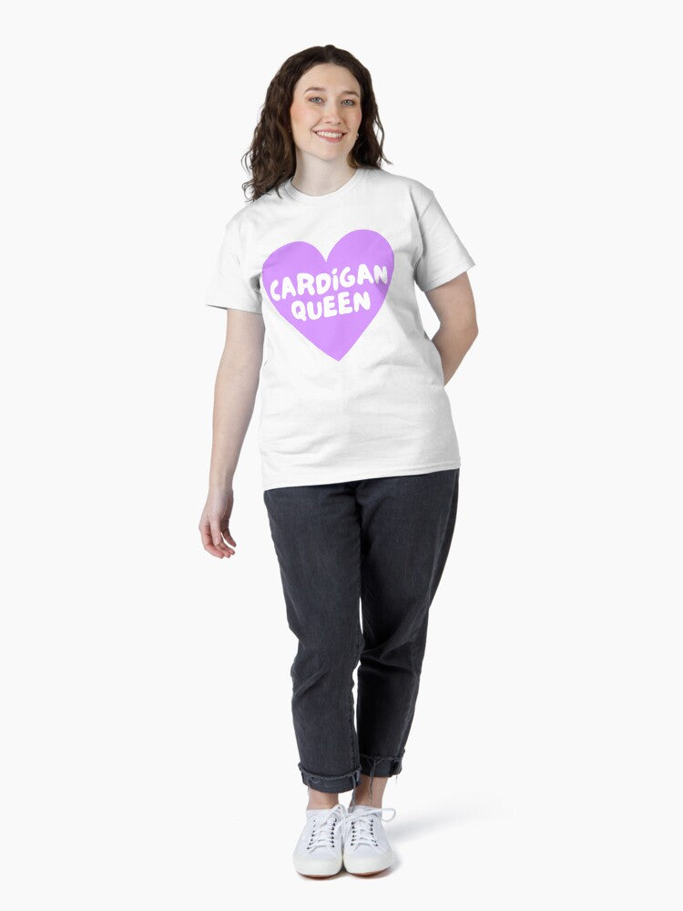 "cardigan queen" pastel purple heart Classic T-Shirt