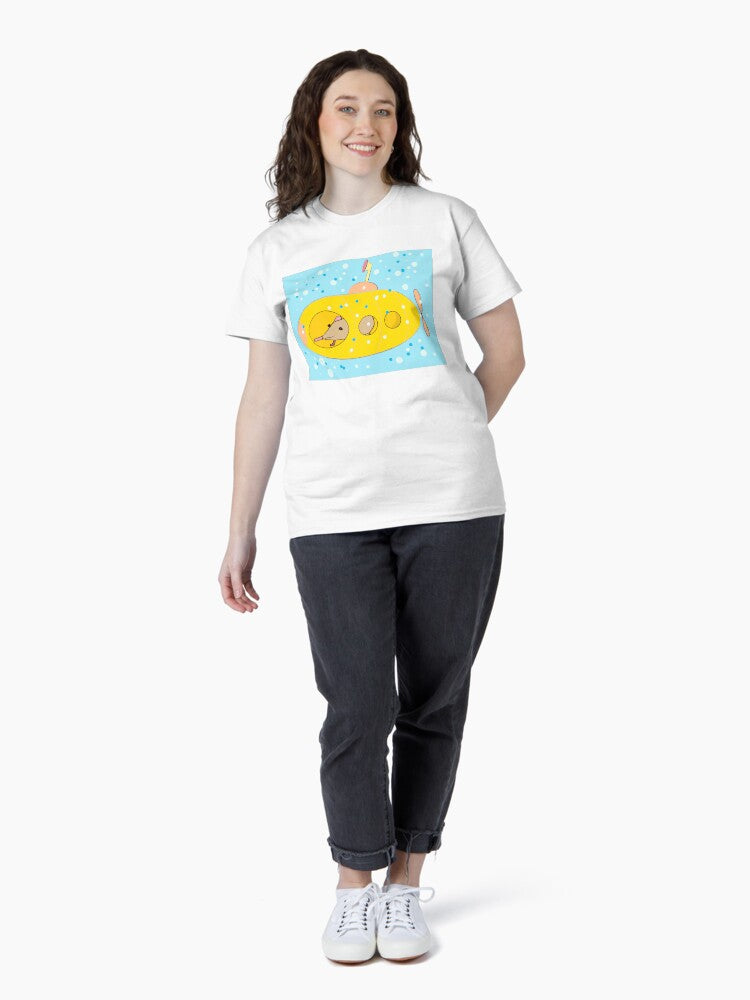 A shrew in a tiny submarine. Just because. Classic T-Shirt
