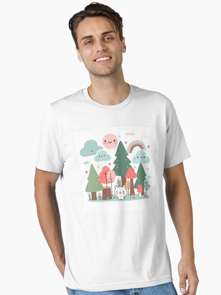 A Cute Forest Smiling Essential T-Shirt