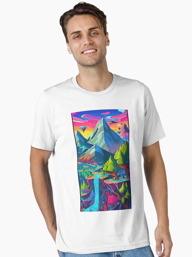A Colorful Tropical Forest Essential T-Shirt