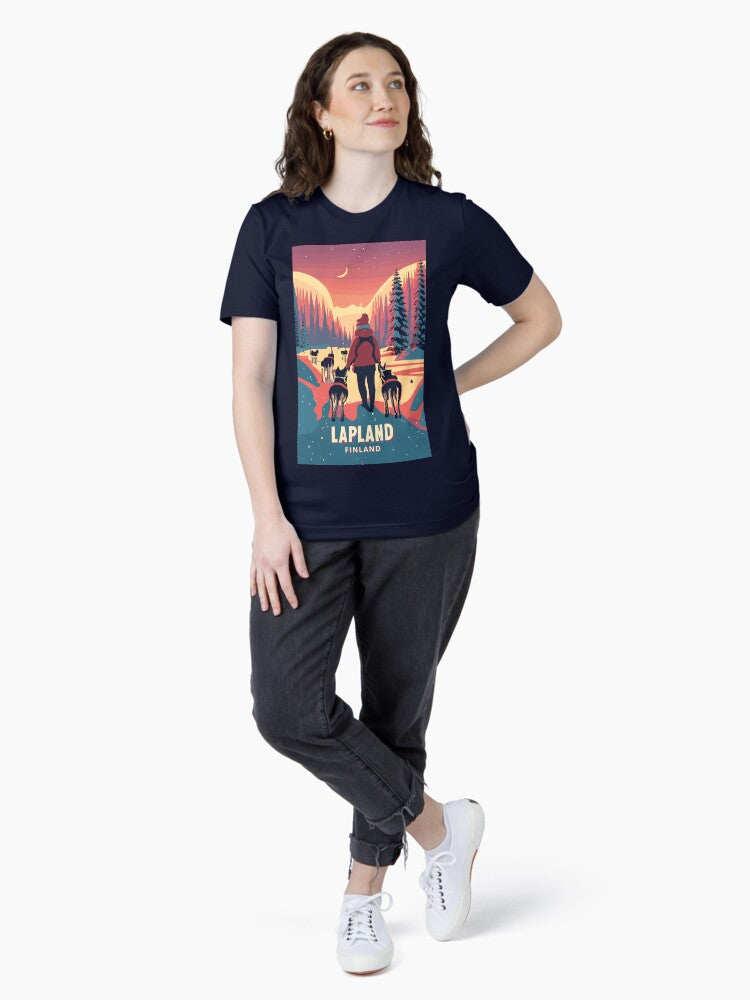 A Vintage Travel Art of Lapland - Finland Essential T-Shirt