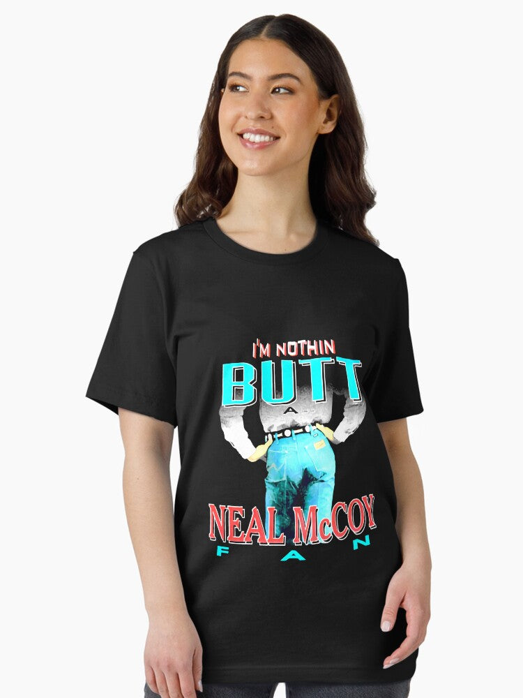 1990's Neal McCoy Vintage Nothin' BUTT a Neal Essential T-Shirt Style001