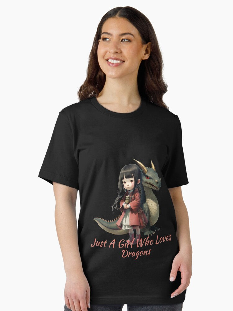 Just a girl who loves dragons Cute Anime Kawaii Dragon Essential T-Shirt
