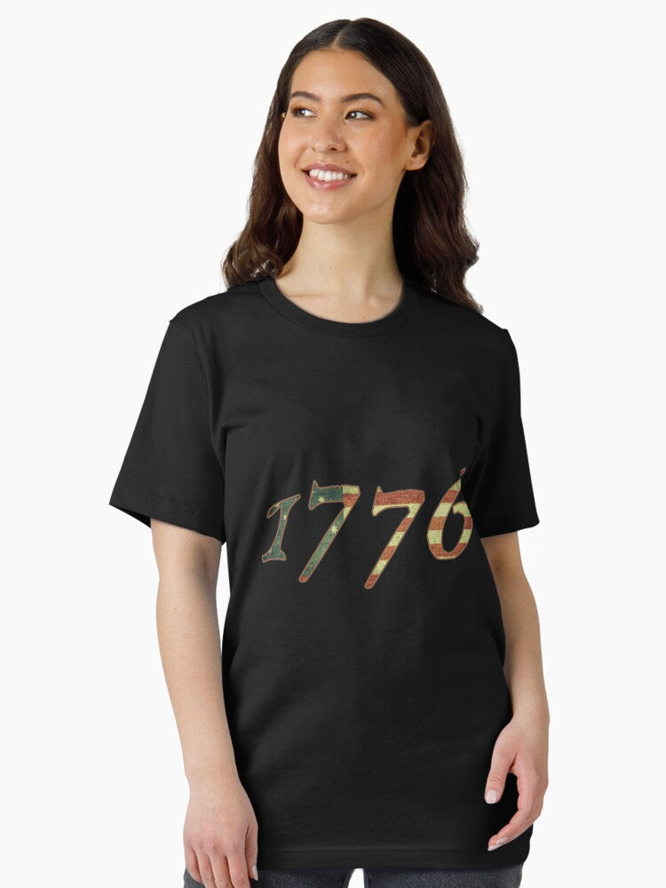 1776 Declaration of Independence US Flag Essential T-Shirt Style001