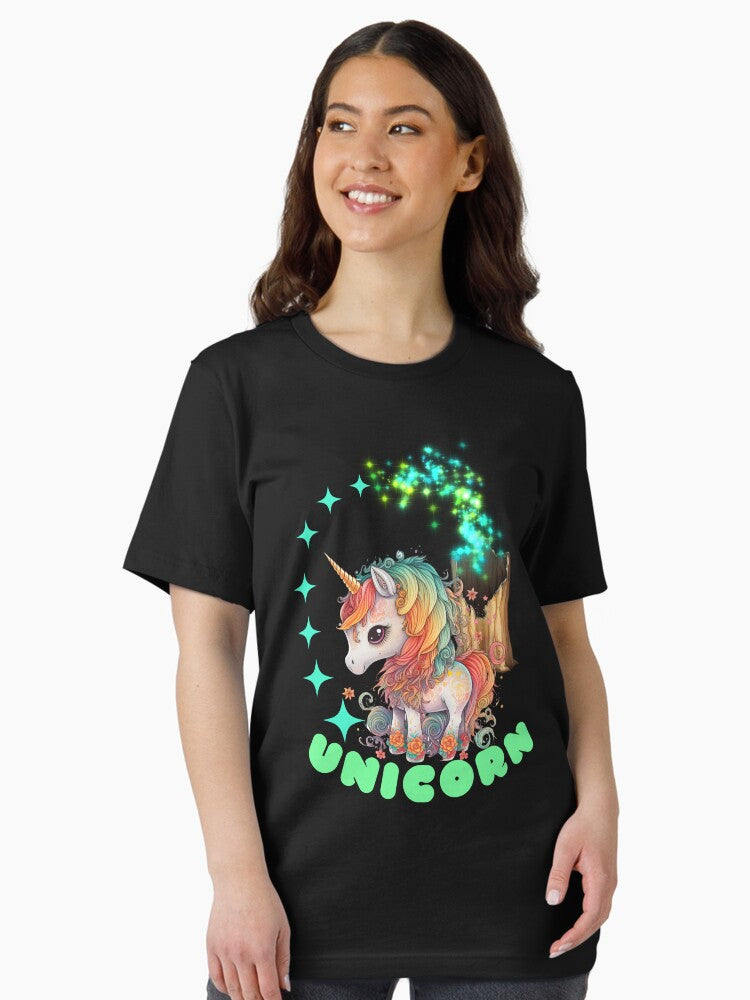 a cute unicorn in the forest Essential T-Shirt