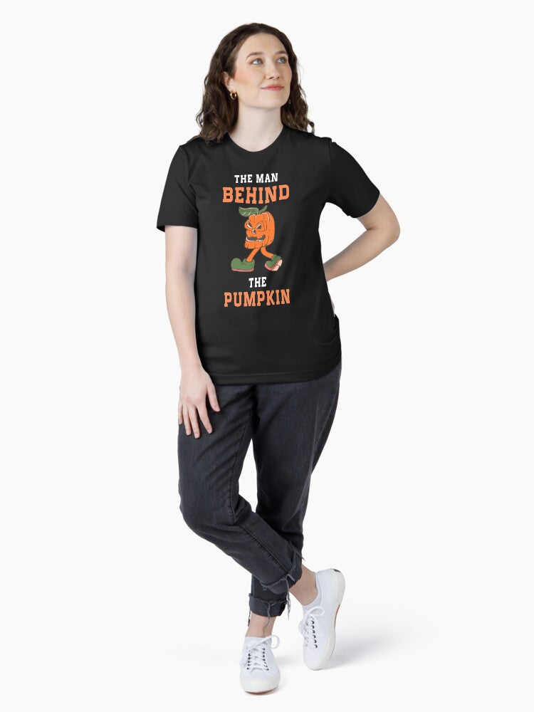 The Man Behind The Pumpkin Funny Essential T-Shirt