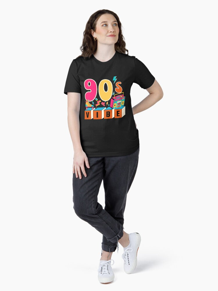 90s vibe 1990s Vintage Theme Fashion Nineties Outfit Essential T-Shirt