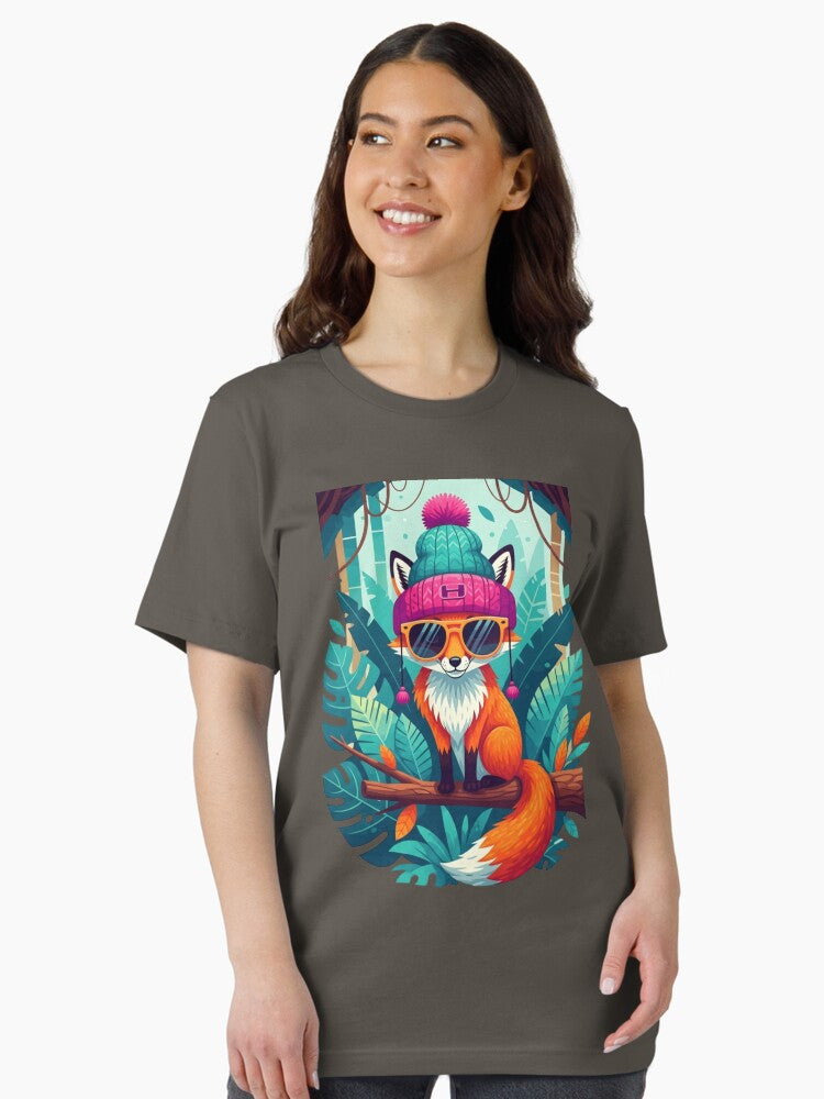 "Jungle Fox in a Beanie – Quirky Cool Meets Wild Style" Essential T-Shirt