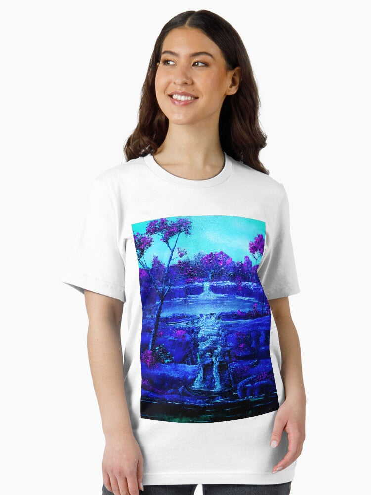 "Blue Candy Waterfall" - JAK Essential T-Shirt