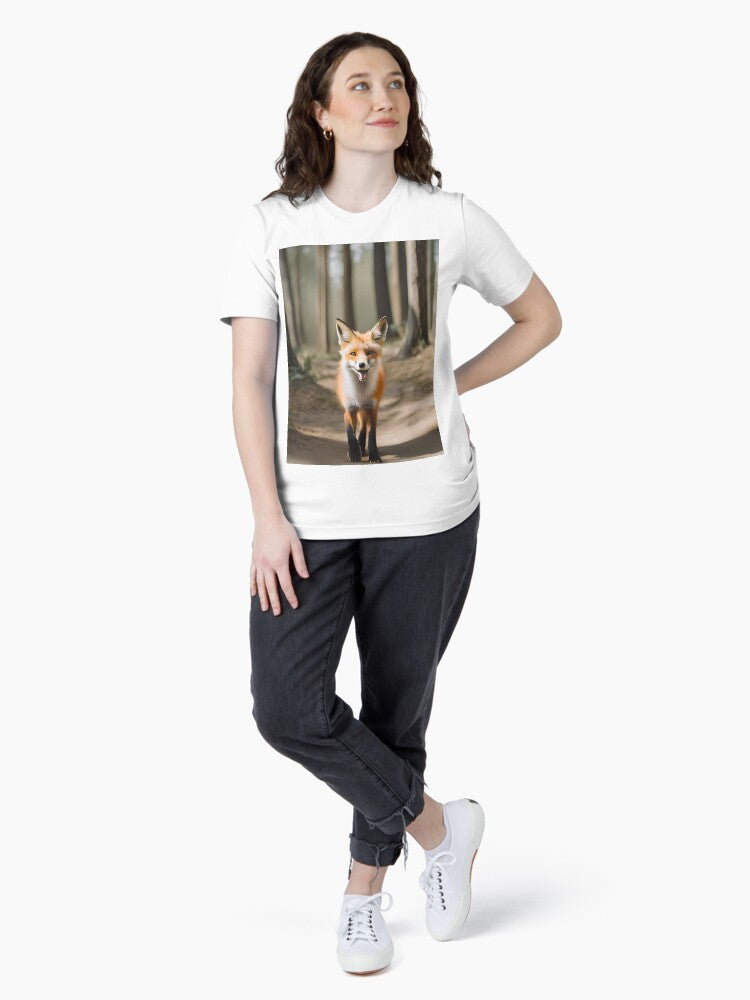 A Cute Fox Exploring the Forest Essential T-Shirt