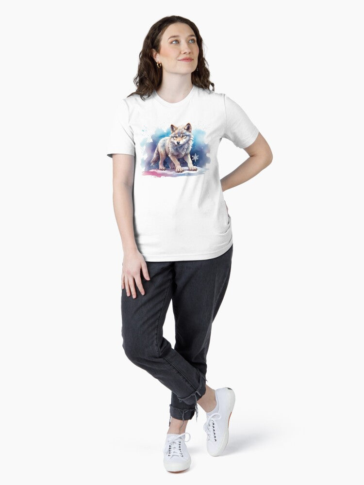 a little wolf as a digital watercolor Essential T-Shirt