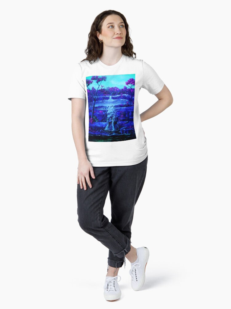 "Blue Candy Waterfall" - JAK Essential T-Shirt