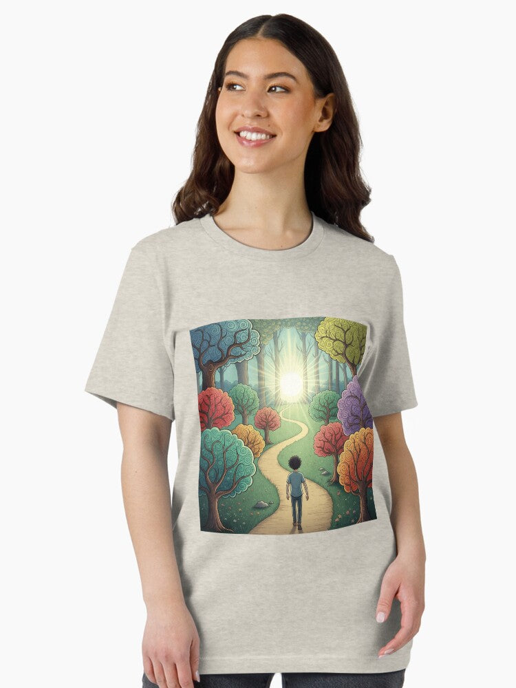 "Journey to the Light – A Whimsical Path of Discovery" Essential T-Shirt