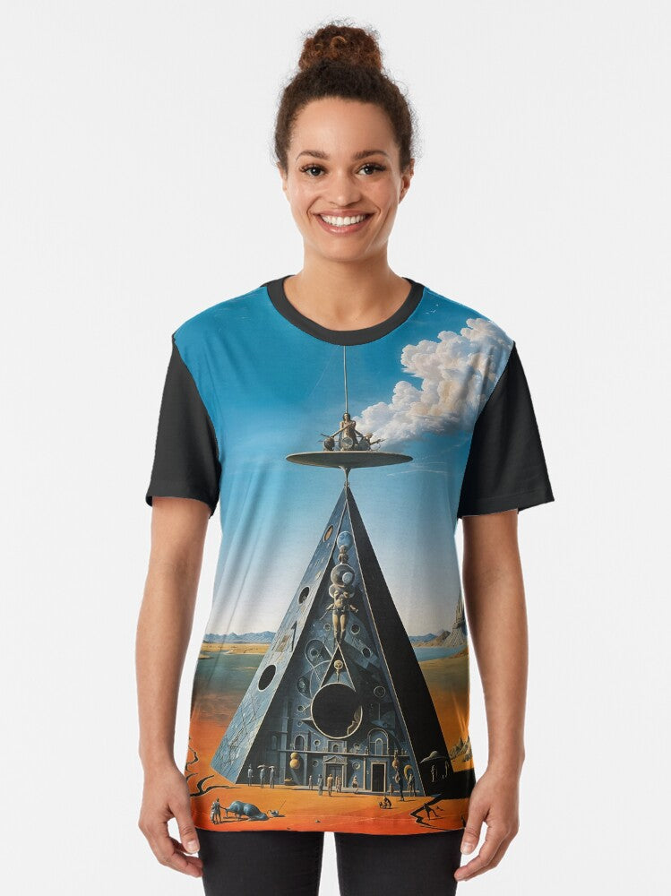 A Generic Pink Floyd Album Cover Graphic T-Shirt