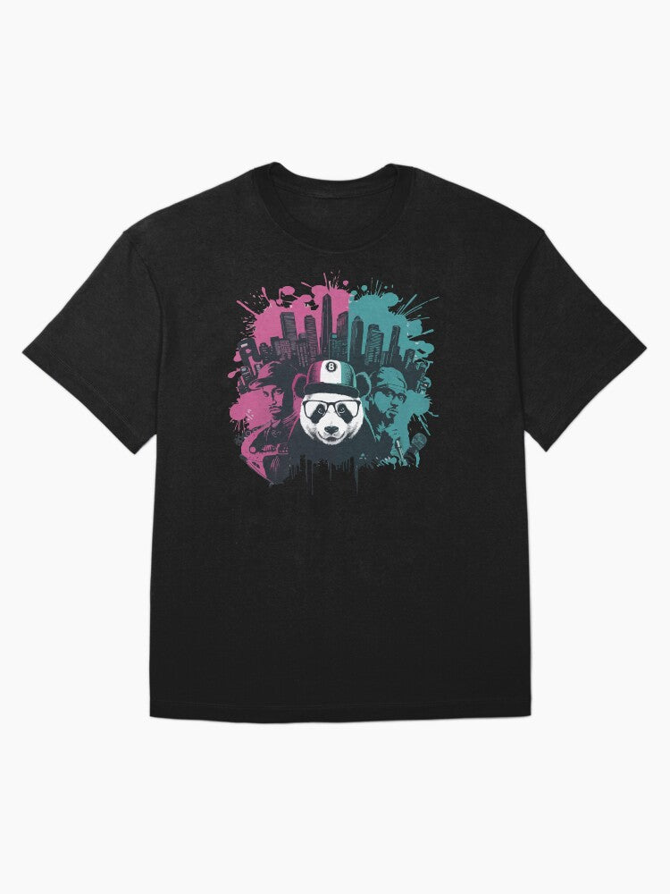 8 Ballers Panda Oversized T-Shirt