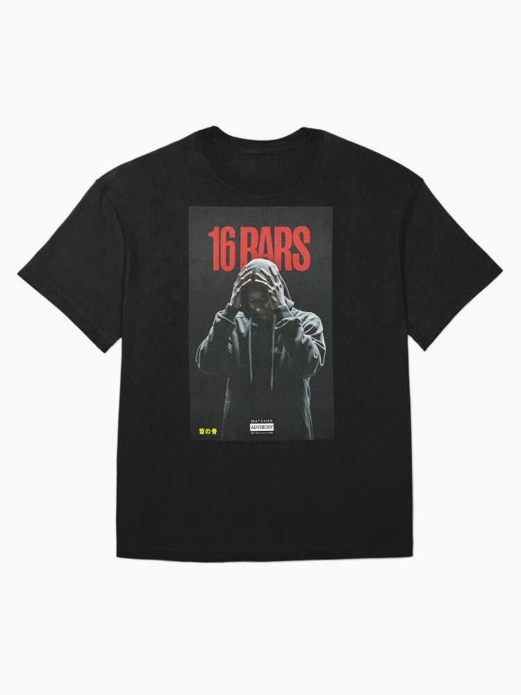 16 Bars - Design 2 (Male Version) Oversized T-Shirt