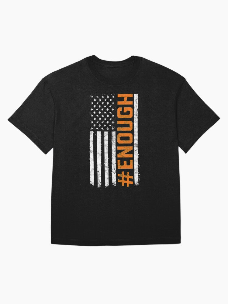 #Enough - US Flag Oversized T-Shirt