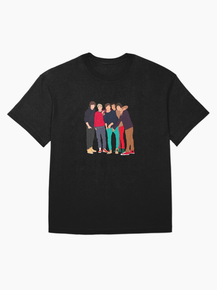 1D Group Pic Oversized T-Shirt