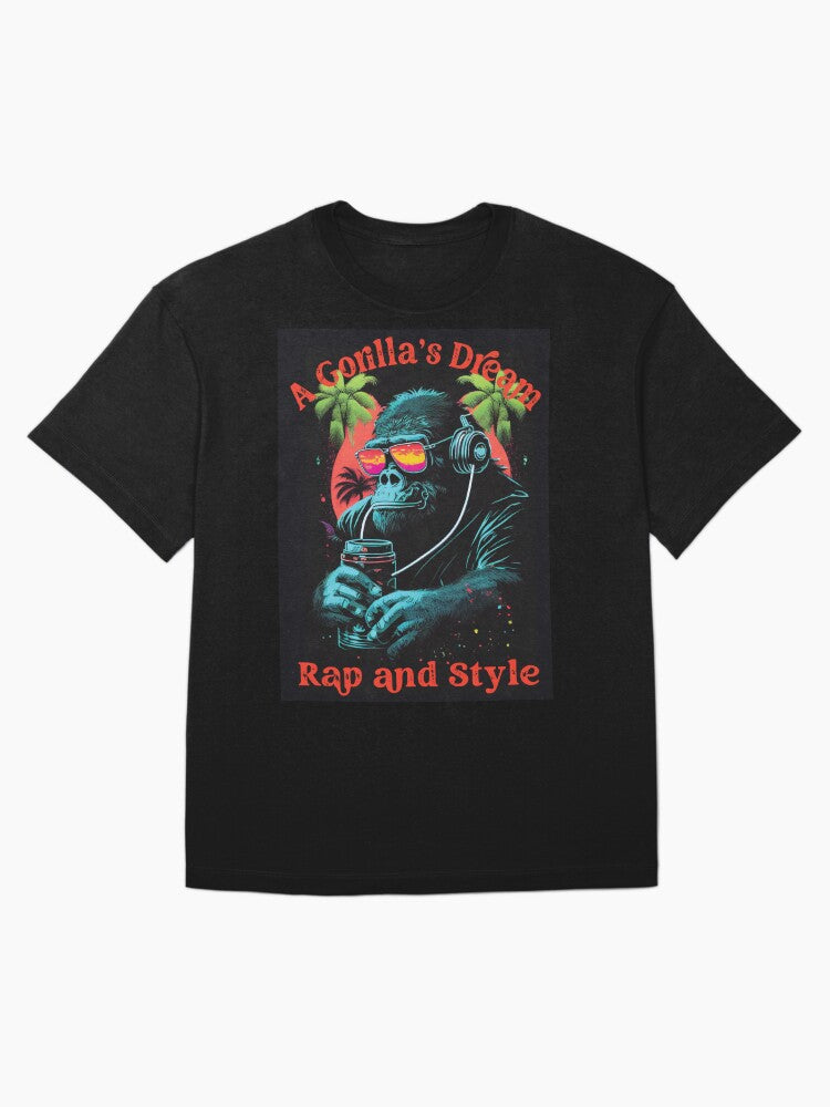A Gorilla's Dream, Rap and Style Street Drip T-Shirt-V 2 Oversized T-Shirt