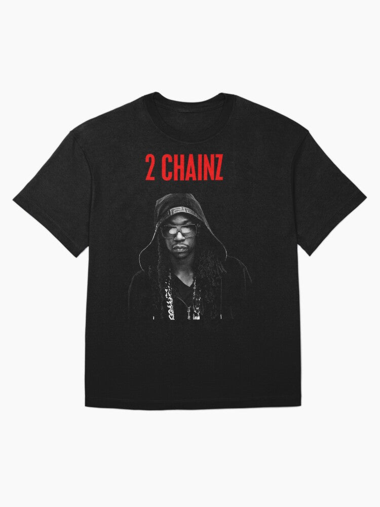 2 Chainz Black and White Oversized T-Shirt