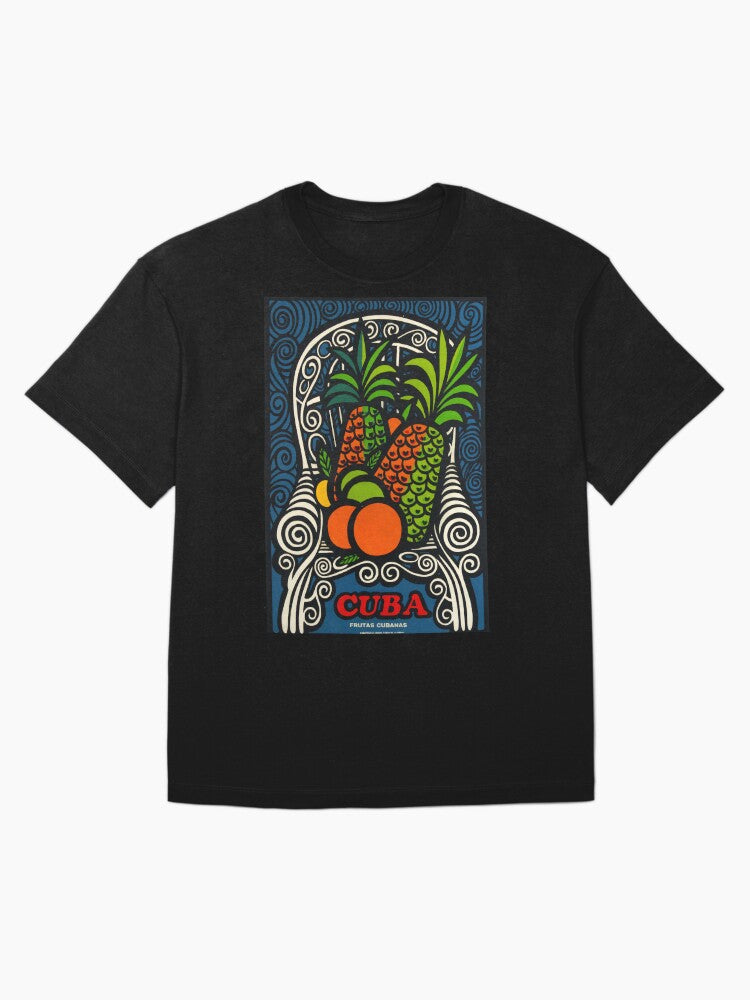 Cuba vintage travel poster Oversized T-Shirt