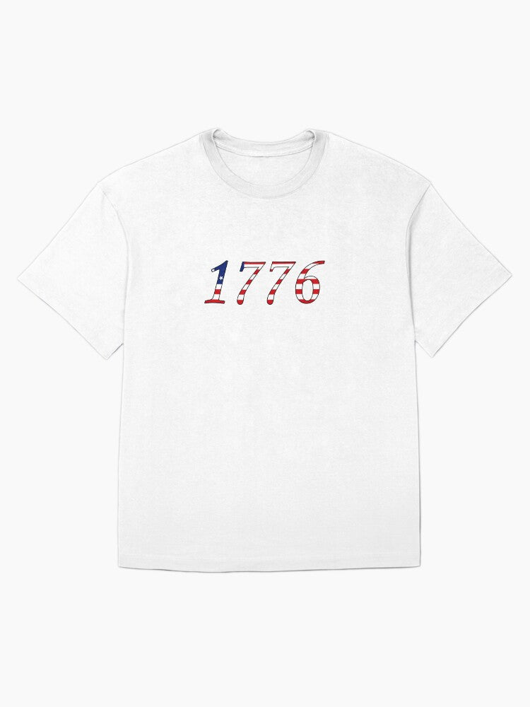 1776 American Flag Oversized T-Shirt