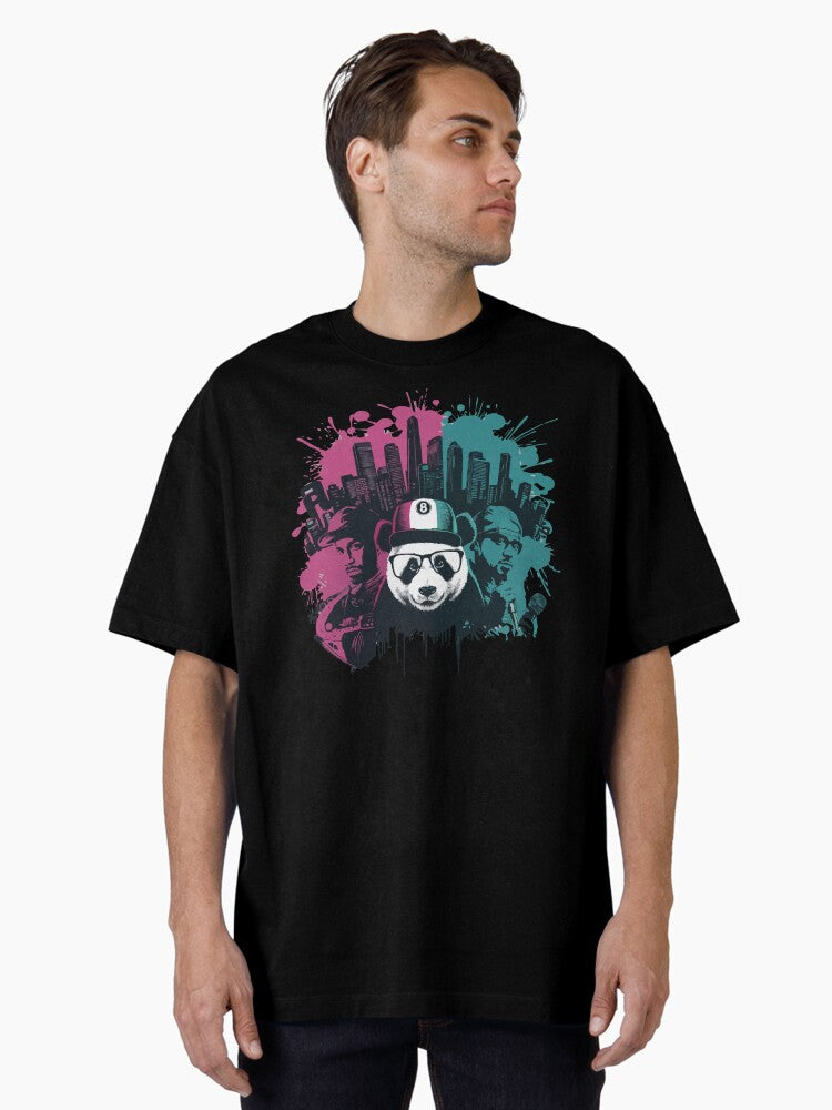 8 Ballers Panda Oversized T-Shirt