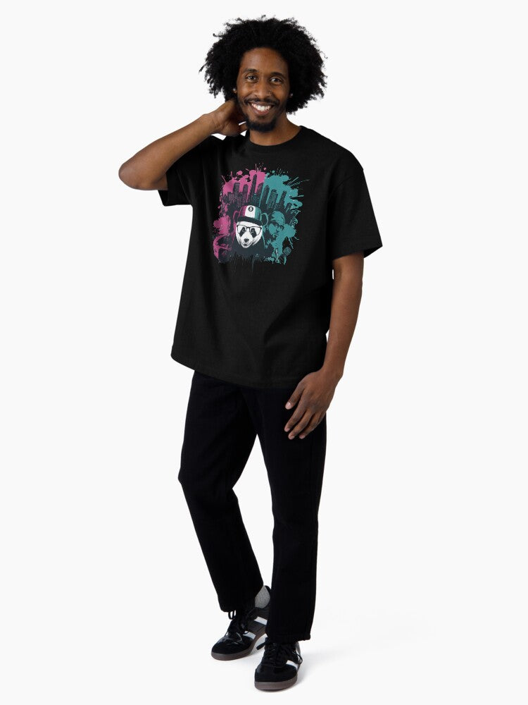 8 Ballers Panda Oversized T-Shirt