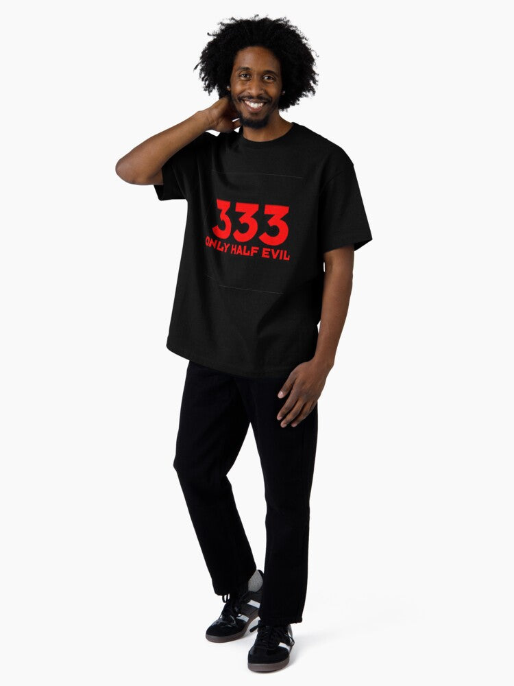 333 HALF EVIL Oversized T-Shirt