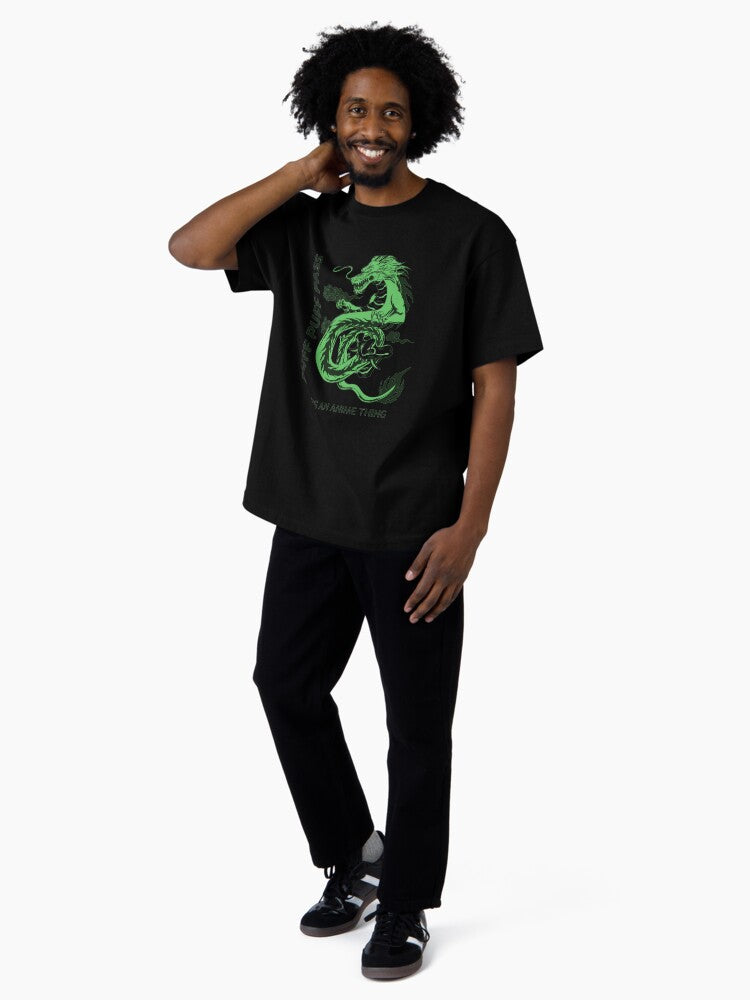Dragon Weed Anime Thing Oversized T-Shirt