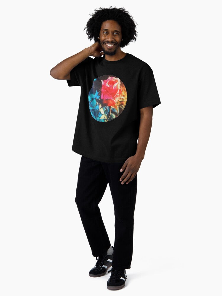 PINK ROSE VINTAGE INDIA Oversized T-Shirt