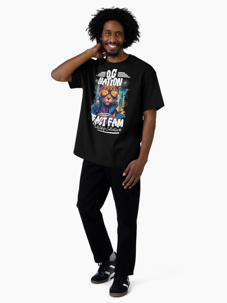 OG Nation, Beast Fam | Anime Streetwear | Hip Hop Fashion, Urban OG Nation, Beast Fam | Anime Streetwear | Hip Hop Fashion, Urban clothing Oversized T-Shirt Style005