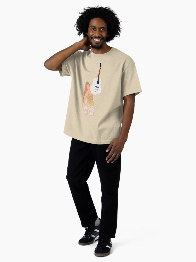 13 guitar fearless taylors version Oversized T-Shirt