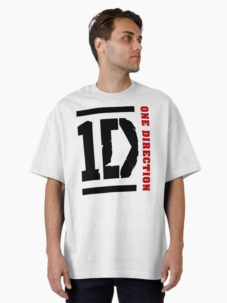 1d one direction logo, direction one Oversized T-Shirt