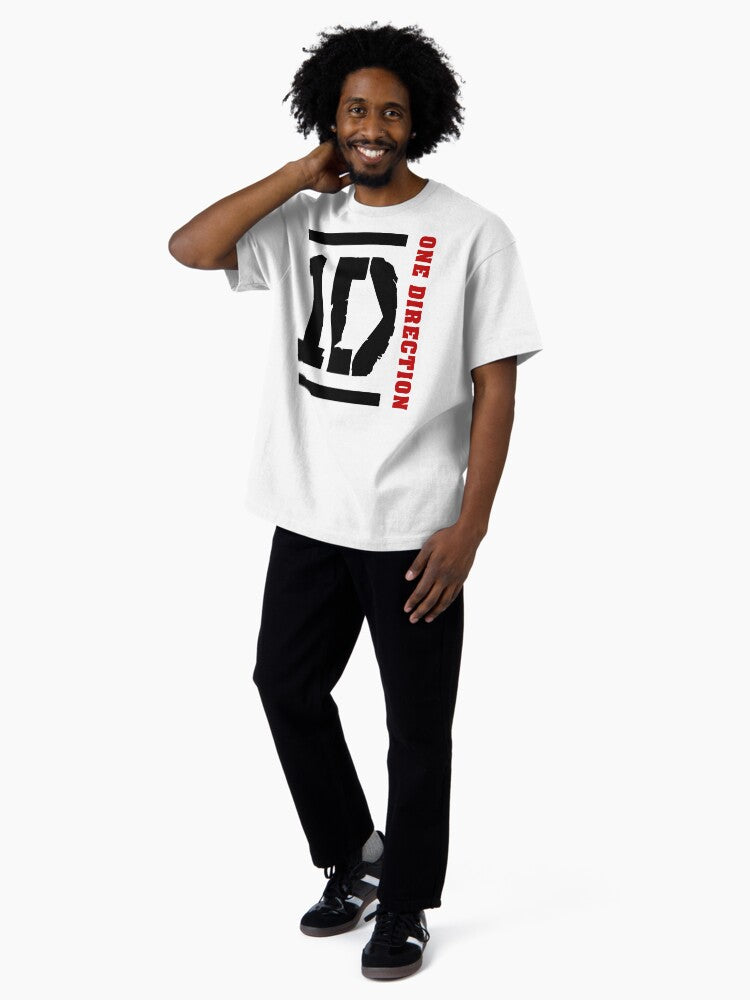 1d one direction logo, direction one Oversized T-Shirt