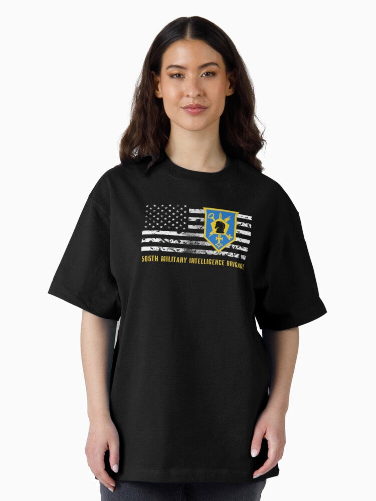 505th Military Intelligence Brigade Oversized T-Shirt