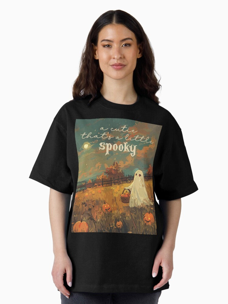 a cutie that's a little spooky Oversized T-Shirt