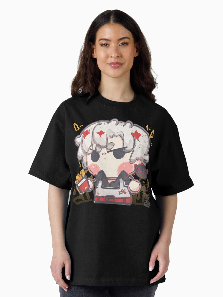 2248 - Sylus : Fanmade KFC Collab Outfit / 秦彻 :二创KFC联动服装 Oversized T-Shirt
