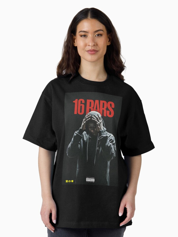 16 Bars - Design 2 (Male Version) Oversized T-Shirt