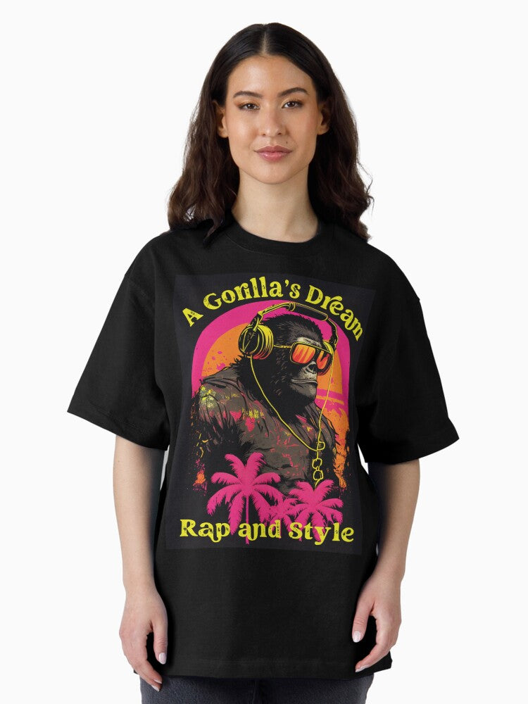 A Gorilla's Dream, Rap and Style Street Drip T-Shirt-V 3 Oversized T-Shirt