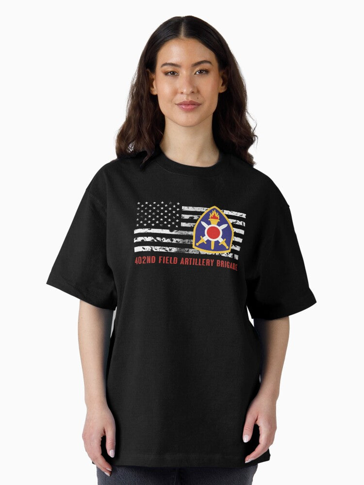 402nd Field Artillery Brigade Oversized T-Shirt