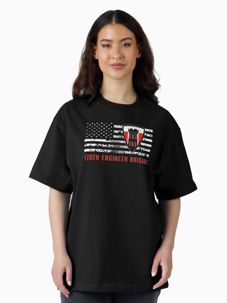 176th Engineer Brigade Oversized T-Shirt