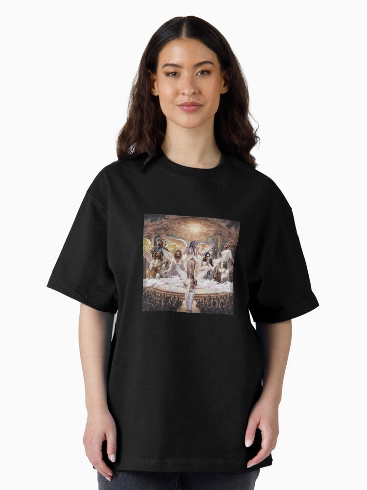 A concert in Heaven Oversized T-Shirt